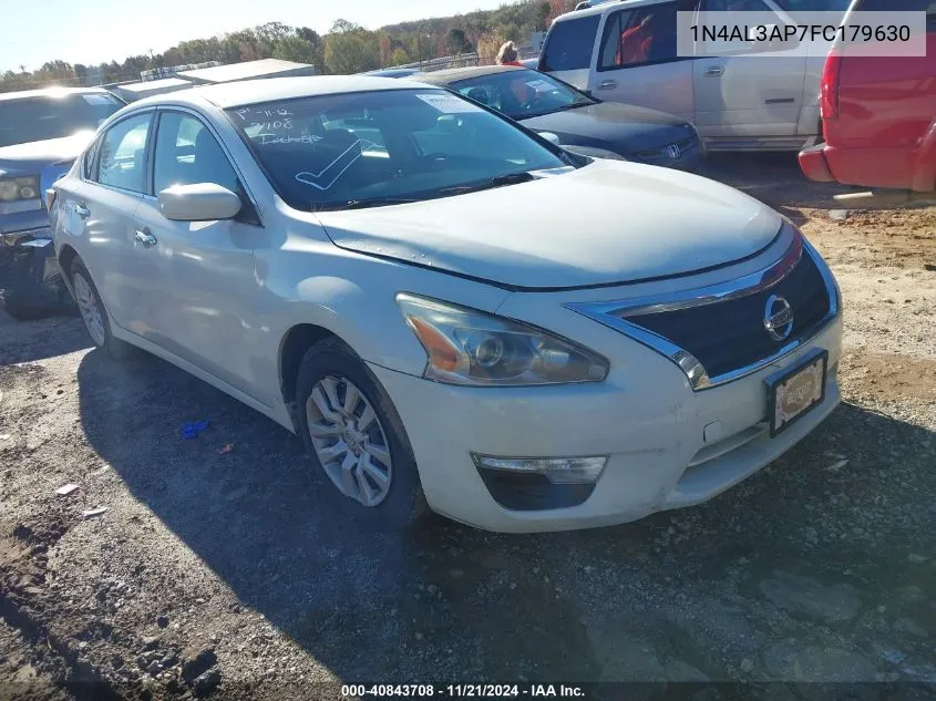 2015 Nissan Altima 2.5/2.5 S/2.5 Sl/2.5 Sv VIN: 1N4AL3AP7FC179630 Lot: 40843708