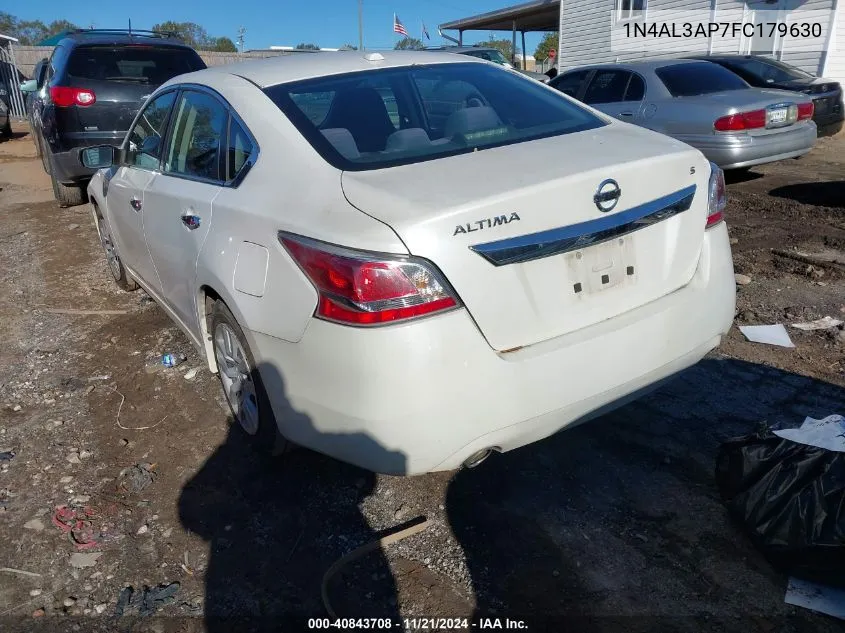 2015 Nissan Altima 2.5/2.5 S/2.5 Sl/2.5 Sv VIN: 1N4AL3AP7FC179630 Lot: 40843708