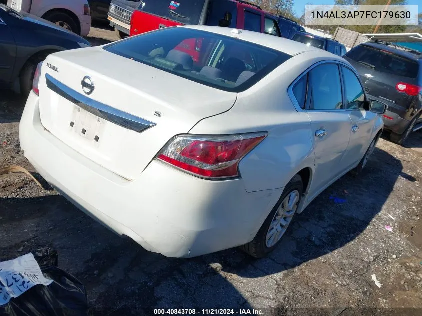 2015 Nissan Altima 2.5/2.5 S/2.5 Sl/2.5 Sv VIN: 1N4AL3AP7FC179630 Lot: 40843708