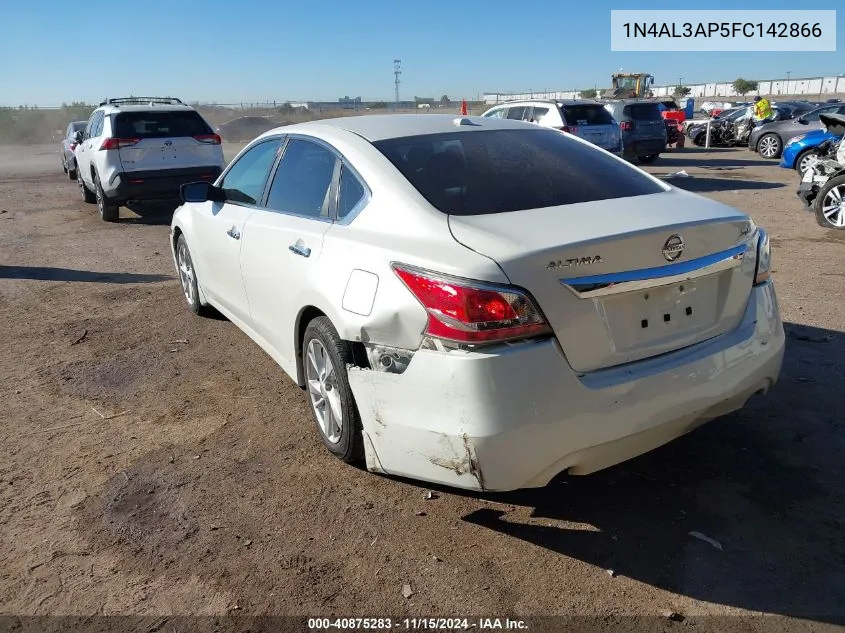 2015 Nissan Altima 2.5 Sv VIN: 1N4AL3AP5FC142866 Lot: 40875283