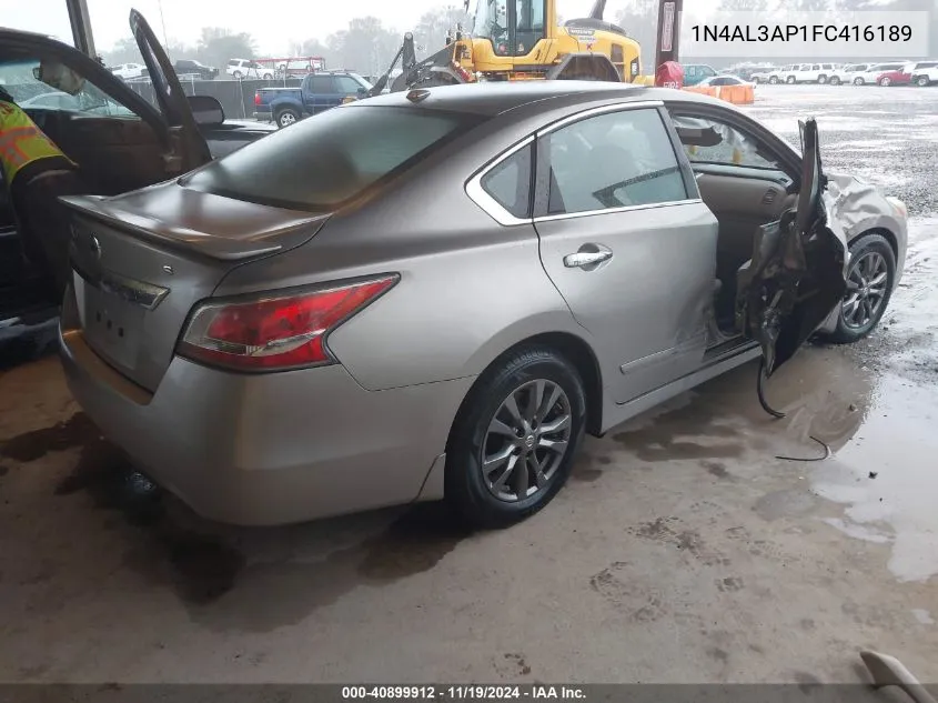 2015 Nissan Altima 2.5 S VIN: 1N4AL3AP1FC416189 Lot: 40899912