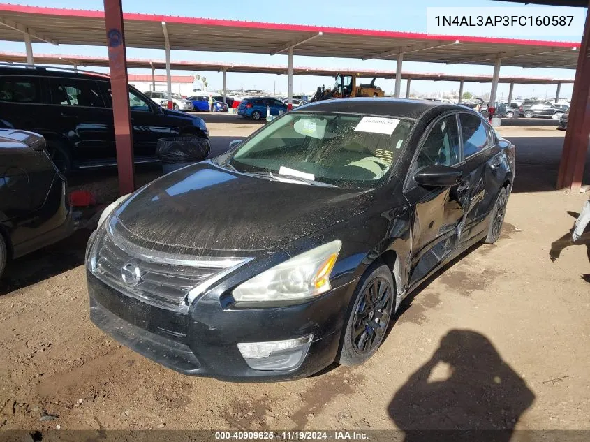 2015 Nissan Altima 2.5 S VIN: 1N4AL3AP3FC160587 Lot: 40909625