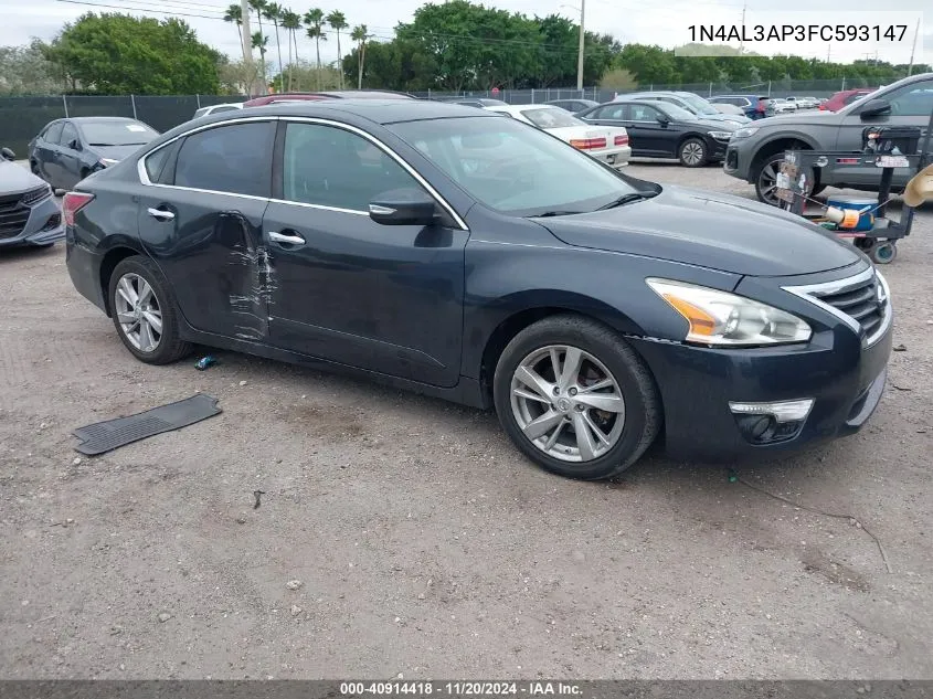 2015 Nissan Altima 2.5 Sv VIN: 1N4AL3AP3FC593147 Lot: 40914418