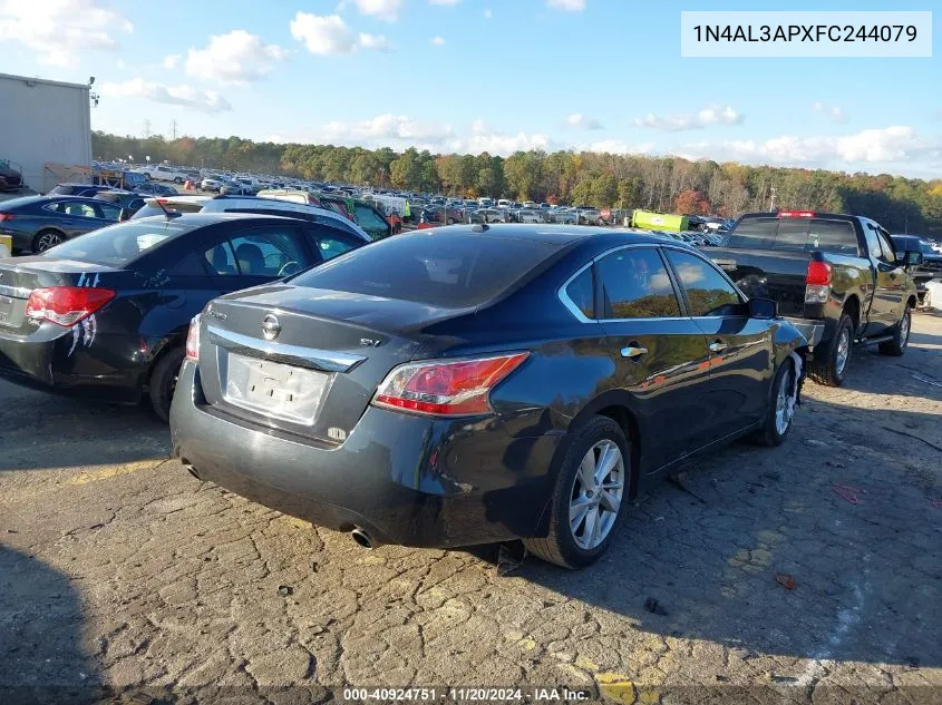 2015 Nissan Altima 2.5 Sv VIN: 1N4AL3APXFC244079 Lot: 40924751