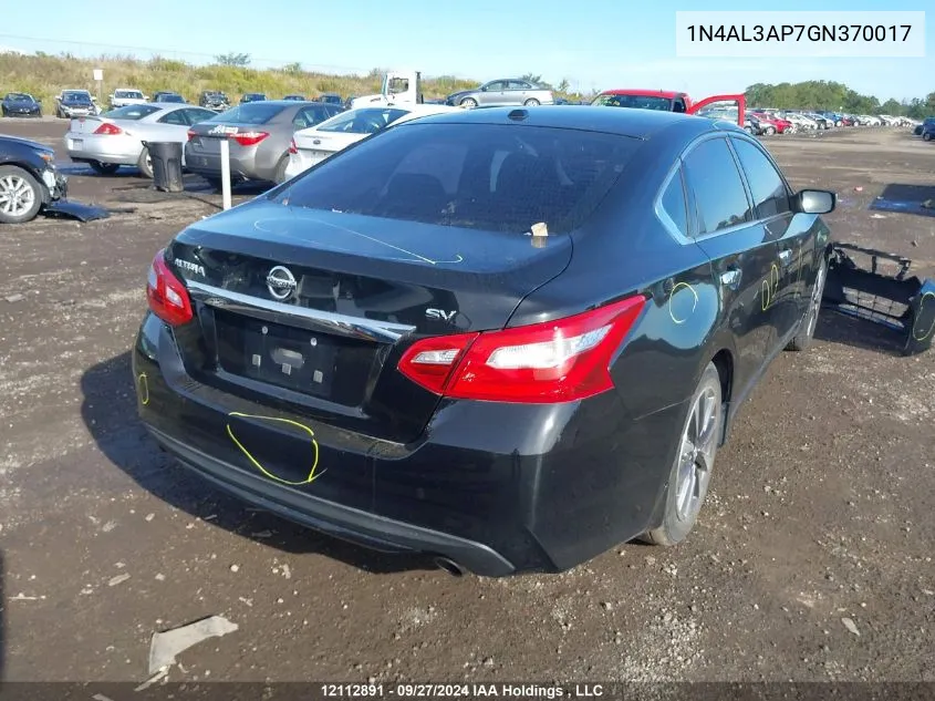 1N4AL3AP7GN370017 2016 Nissan Altima 2.5/S/Sv/Sl/Sr