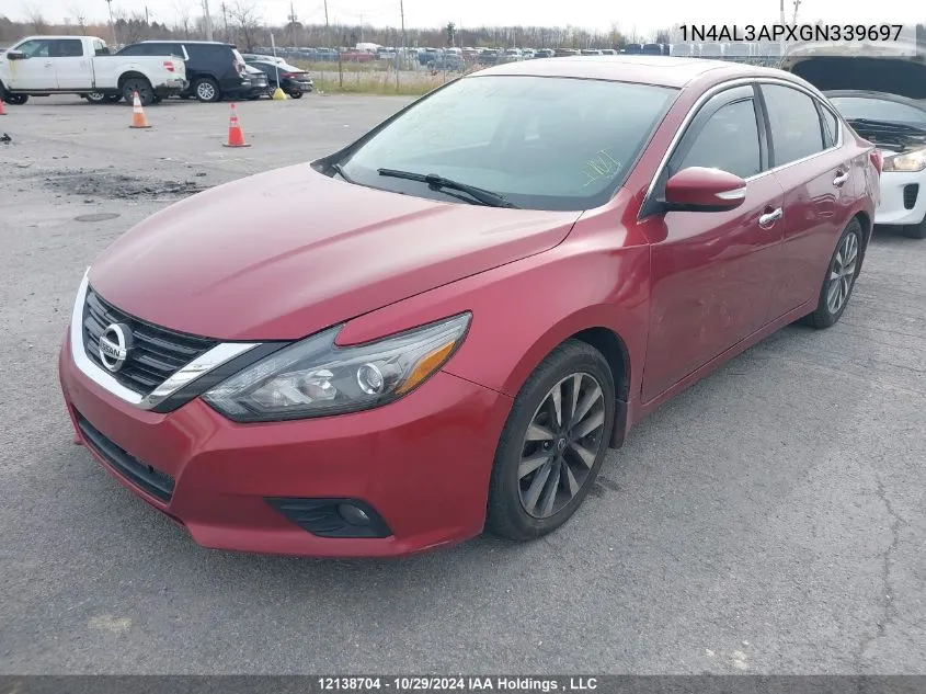 2016 Nissan Altima VIN: 1N4AL3APXGN339697 Lot: 12138704