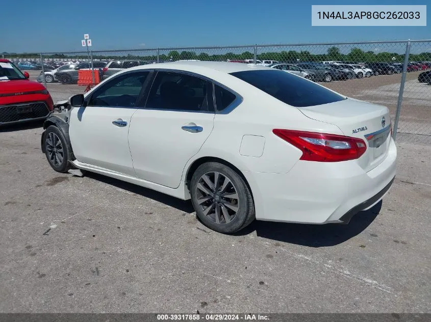 1N4AL3AP8GC262033 2016 Nissan Altima 2.5 Sv