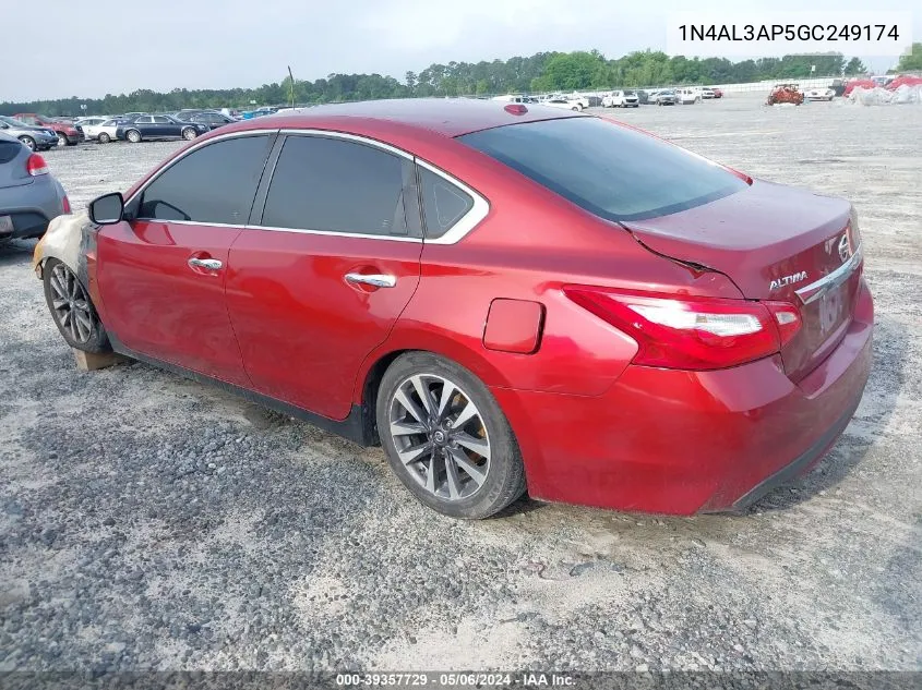 1N4AL3AP5GC249174 2016 Nissan Altima 2.5/2.5 S/2.5 Sl/2.5 Sr/2.5 Sv