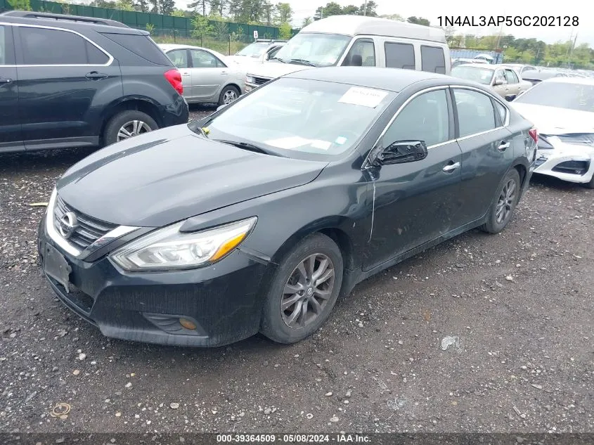 2016 Nissan Altima 2.5 S VIN: 1N4AL3AP5GC202128 Lot: 39364509