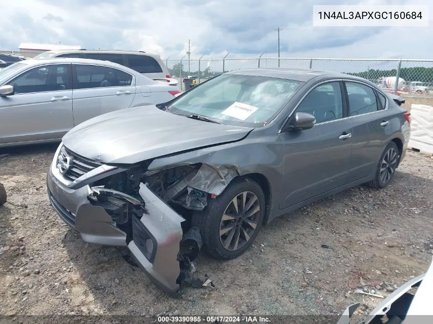 1N4AL3APXGC160684 2016 Nissan Altima 2.5 Sv