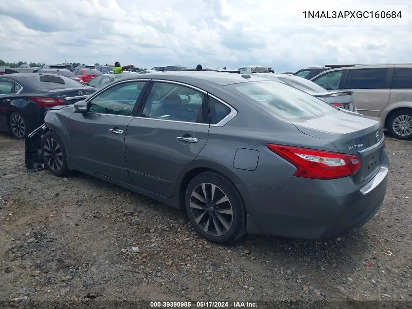 1N4AL3APXGC160684 2016 Nissan Altima 2.5 Sv