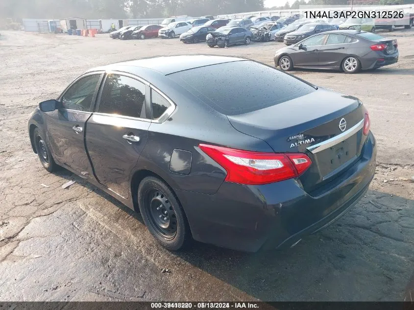 1N4AL3AP2GN312526 2016 Nissan Altima 2.5/2.5 S/2.5 Sl/2.5 Sr/2.5 Sv