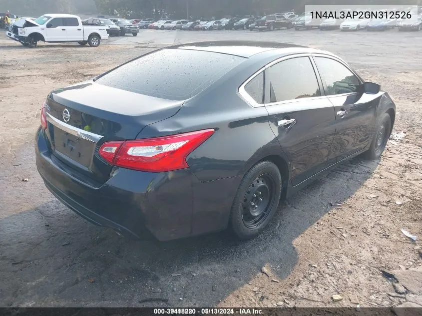 1N4AL3AP2GN312526 2016 Nissan Altima 2.5/2.5 S/2.5 Sl/2.5 Sr/2.5 Sv