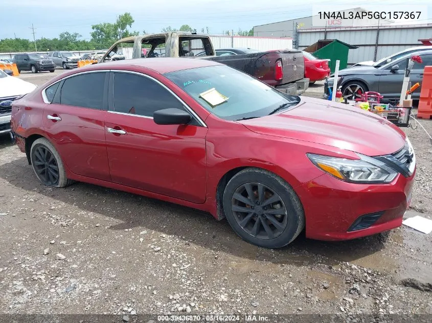 2016 Nissan Altima 2.5 Sv VIN: 1N4AL3AP5GC157367 Lot: 39436870