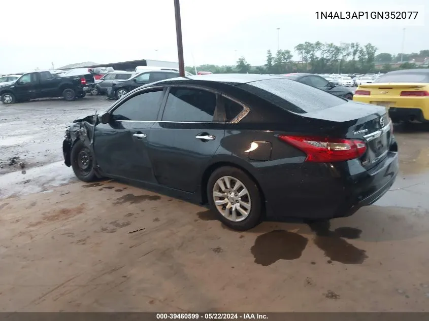 1N4AL3AP1GN352077 2016 Nissan Altima 2.5 S