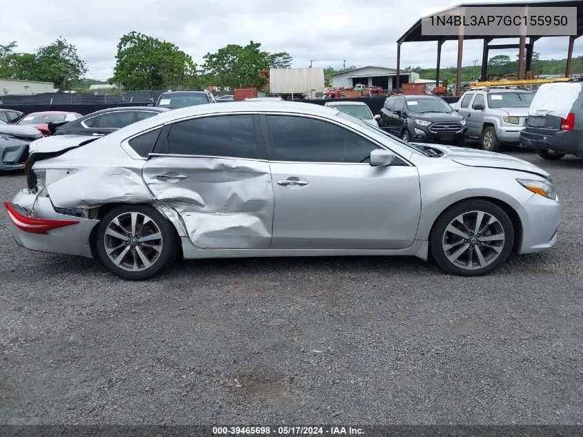 1N4BL3AP7GC155950 2016 Nissan Altima 3.5 Sr