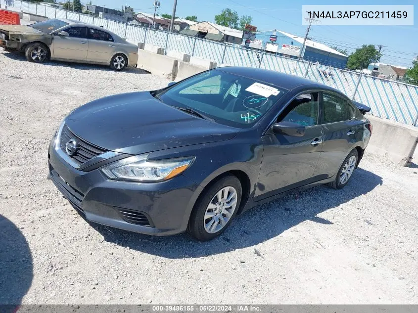 2016 Nissan Altima 2.5 S VIN: 1N4AL3AP7GC211459 Lot: 39486155