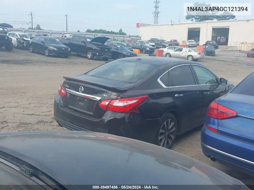 1N4AL3AP4GC121394 2016 Nissan Altima 2.5 Sl