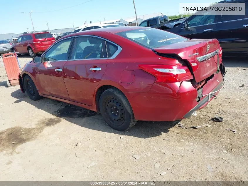 1N4AL3AP7GC205810 2016 Nissan Altima 2.5/2.5 S/2.5 Sl/2.5 Sr/2.5 Sv