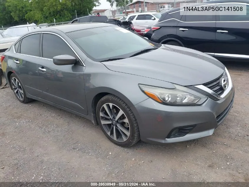 2016 Nissan Altima 2.5 Sr VIN: 1N4AL3AP5GC141508 Lot: 39538949