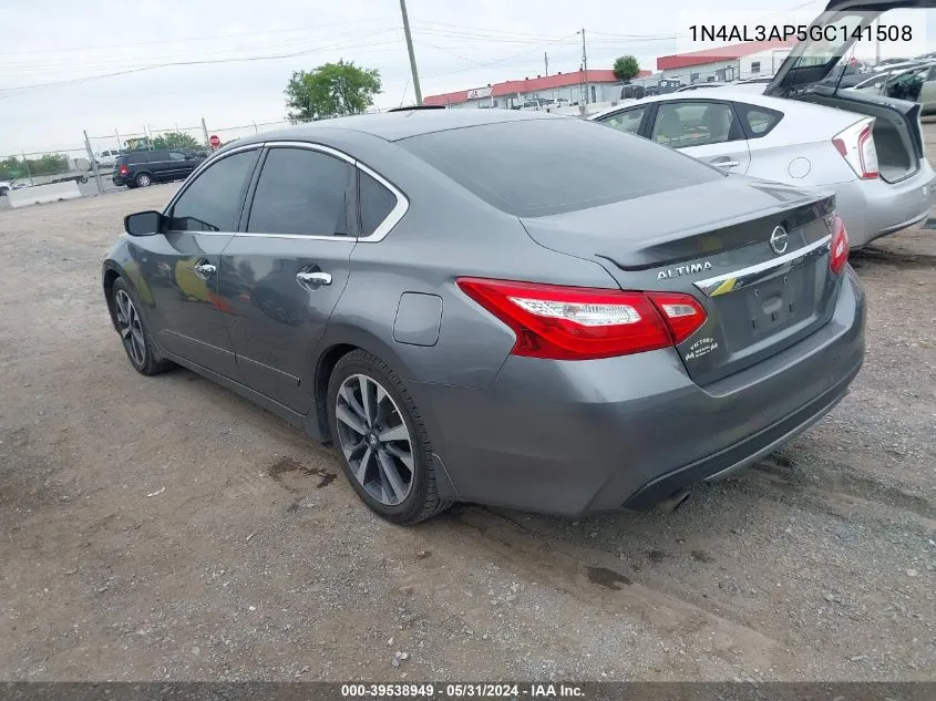 1N4AL3AP5GC141508 2016 Nissan Altima 2.5 Sr