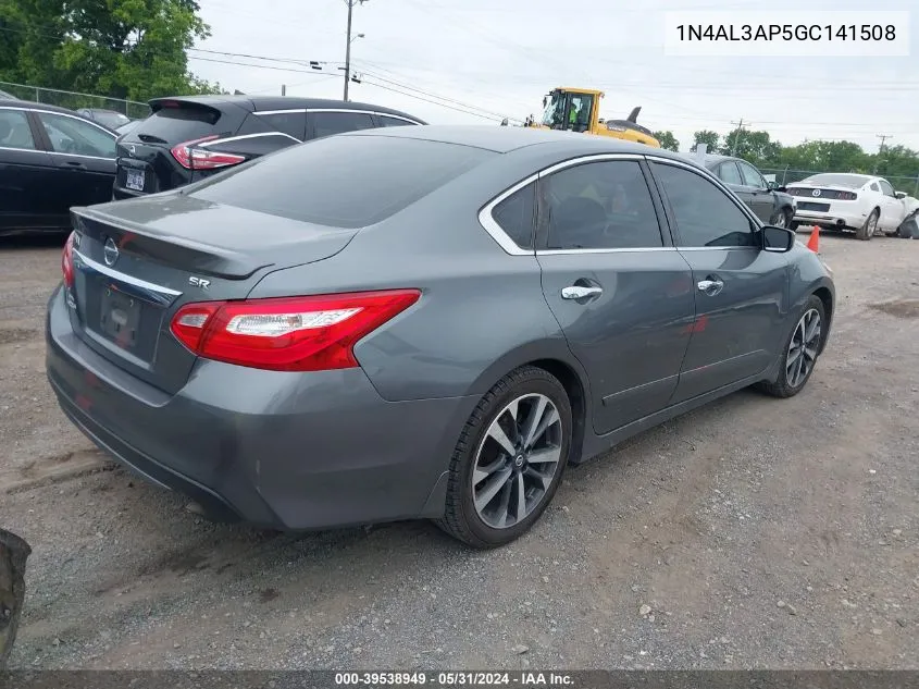 1N4AL3AP5GC141508 2016 Nissan Altima 2.5 Sr