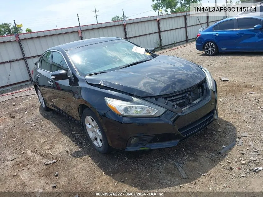 2016 Nissan Altima 2.5 Sv VIN: 1N4AL3AP8GC145164 Lot: 39576222