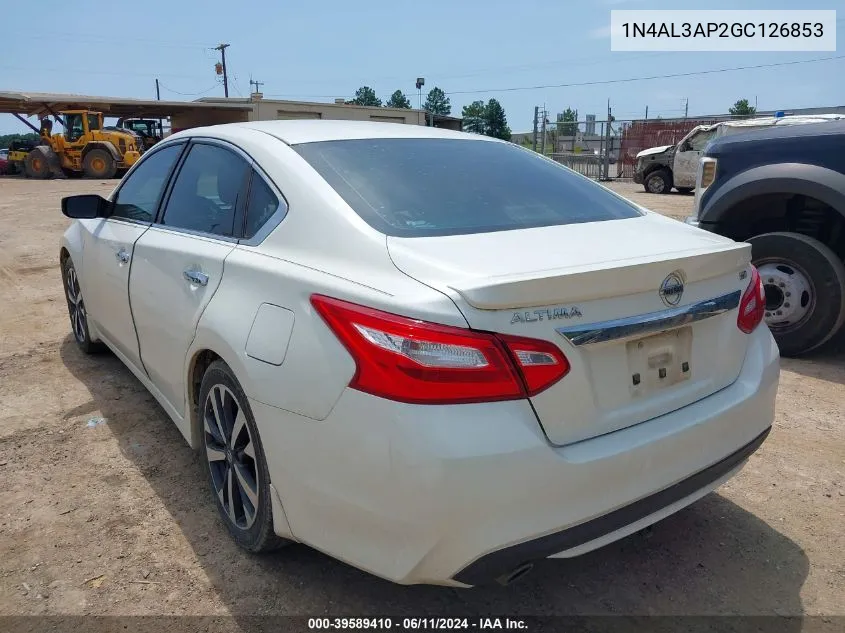 1N4AL3AP2GC126853 2016 Nissan Altima 2.5 Sr