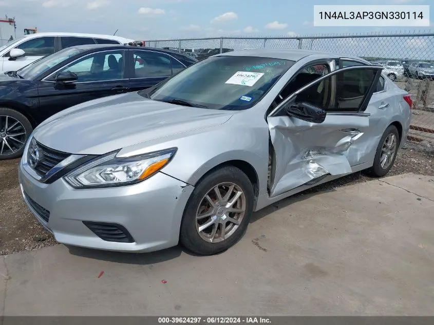 1N4AL3AP3GN330114 2016 Nissan Altima 2.5/2.5 S/2.5 Sl/2.5 Sr/2.5 Sv