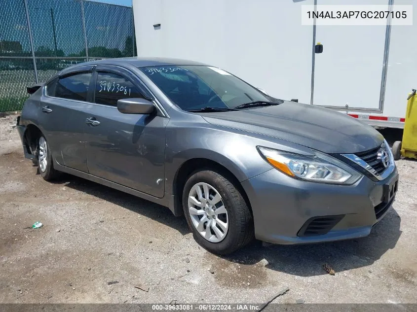 2016 Nissan Altima 2.5 S VIN: 1N4AL3AP7GC207105 Lot: 39633081