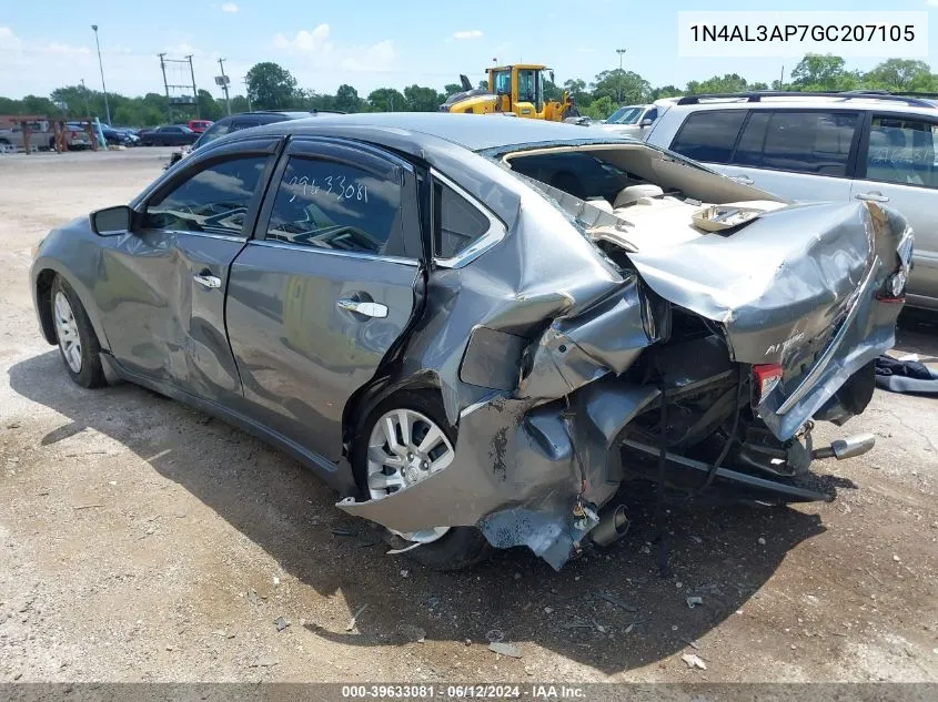 2016 Nissan Altima 2.5 S VIN: 1N4AL3AP7GC207105 Lot: 39633081