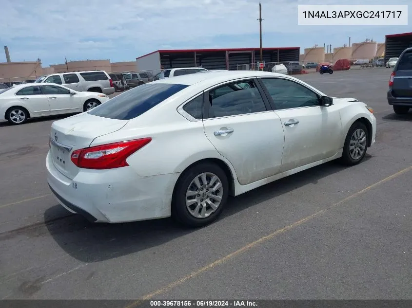 1N4AL3APXGC241717 2016 Nissan Altima 2.5/2.5 S/2.5 Sl/2.5 Sr/2.5 Sv