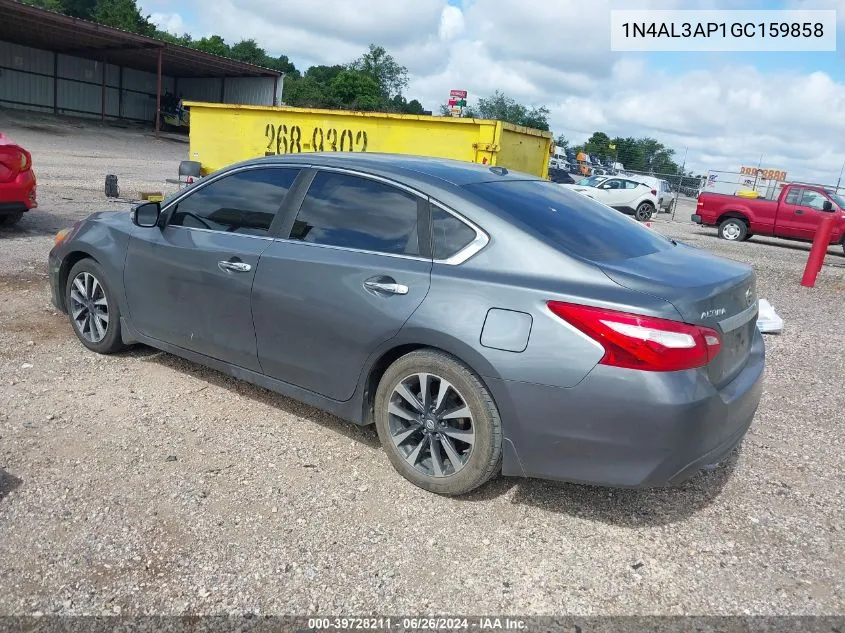 2016 Nissan Altima 2.5 Sv VIN: 1N4AL3AP1GC159858 Lot: 39728211