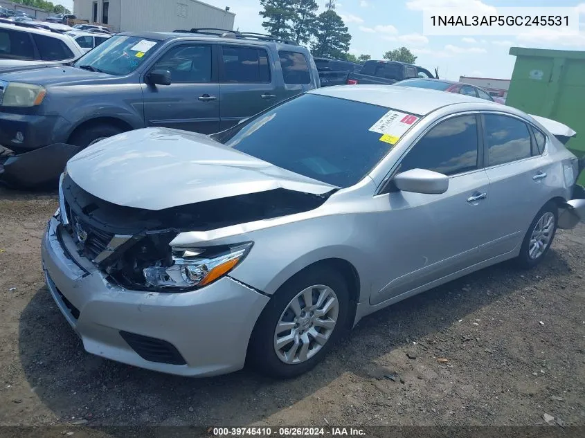 2016 Nissan Altima 2.5 S VIN: 1N4AL3AP5GC245531 Lot: 39745410