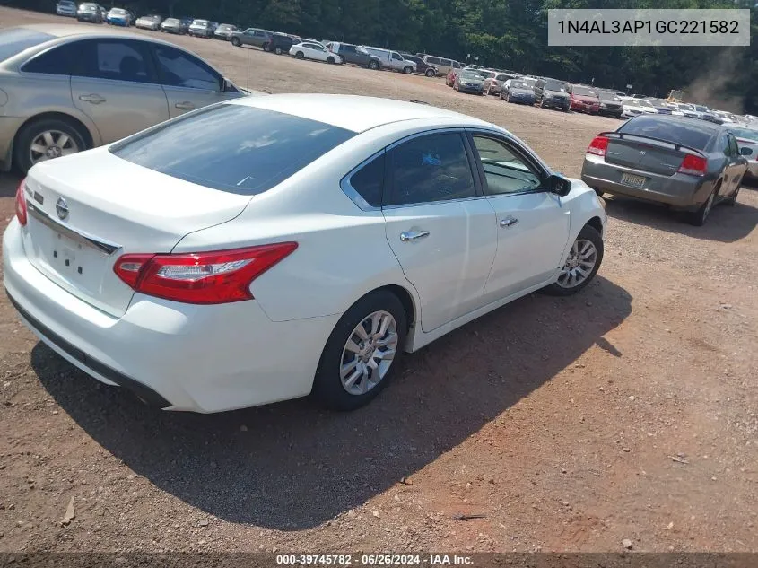 1N4AL3AP1GC221582 2016 Nissan Altima 2.5/2.5 S/2.5 Sl/2.5 Sr/2.5 Sv