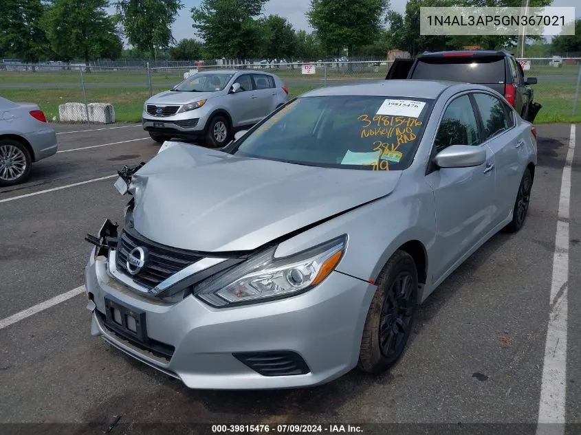 1N4AL3AP5GN367021 2016 Nissan Altima 2.5/S/Sv/Sl/Sr