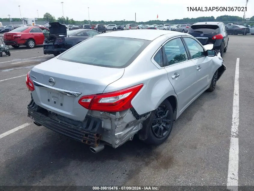 1N4AL3AP5GN367021 2016 Nissan Altima 2.5/S/Sv/Sl/Sr