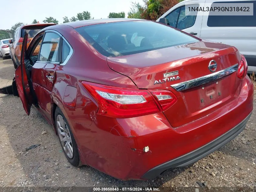 1N4AL3AP9GN318422 2016 Nissan Altima 2.5 S