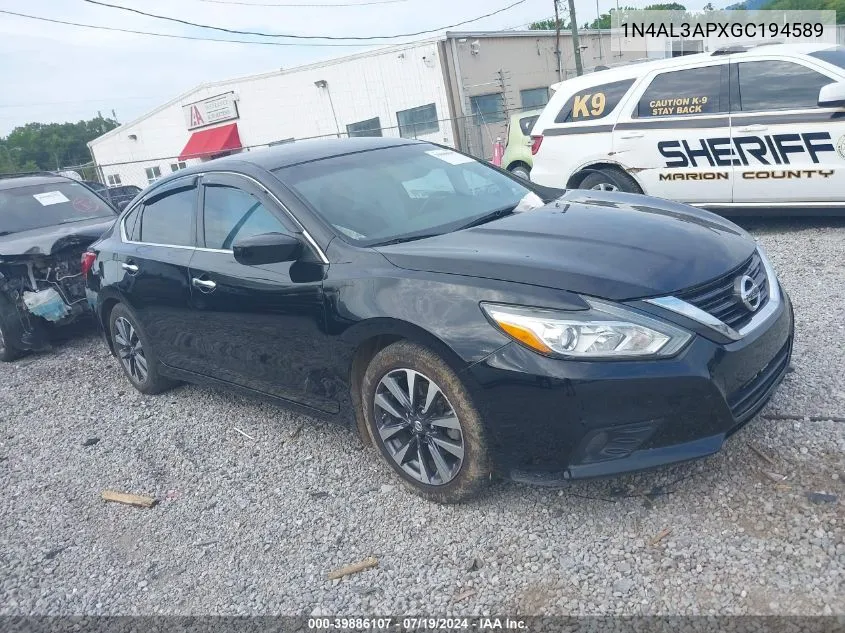 1N4AL3APXGC194589 2016 Nissan Altima 2.5 Sv