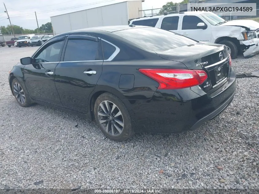 1N4AL3APXGC194589 2016 Nissan Altima 2.5 Sv