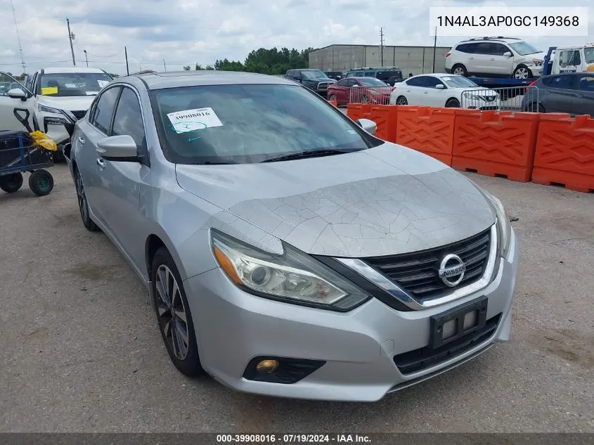 1N4AL3AP0GC149368 2016 Nissan Altima 2.5 Sl