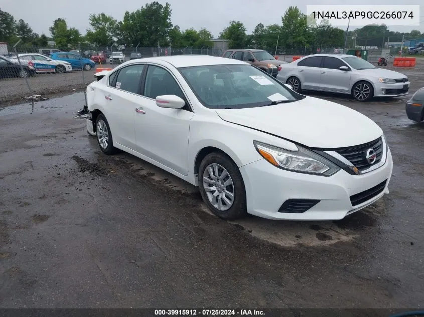 2016 Nissan Altima 2.5 S VIN: 1N4AL3AP9GC266074 Lot: 39915912