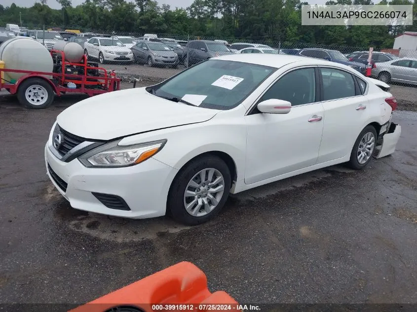 2016 Nissan Altima 2.5 S VIN: 1N4AL3AP9GC266074 Lot: 39915912