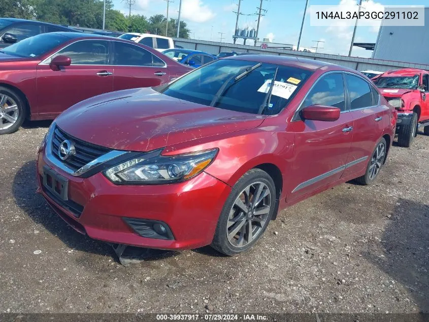 2016 Nissan Altima 2.5 Sr VIN: 1N4AL3AP3GC291102 Lot: 39937917