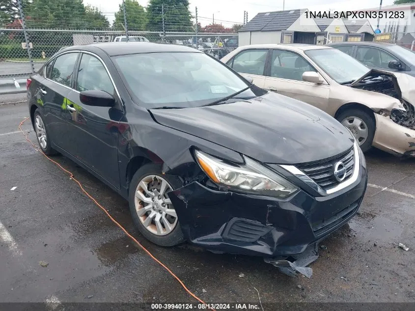 1N4AL3APXGN351283 2016 Nissan Altima 2.5/2.5 S/2.5 Sl/2.5 Sr/2.5 Sv