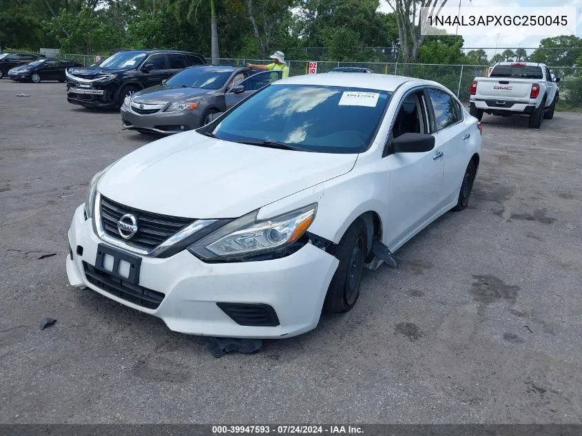 1N4AL3APXGC250045 2016 Nissan Altima 2.5/2.5 S/2.5 Sl/2.5 Sr/2.5 Sv