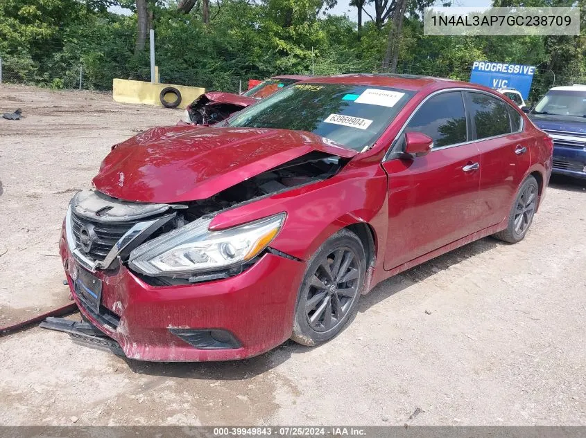 2016 Nissan Altima 2.5 Sl VIN: 1N4AL3AP7GC238709 Lot: 39949843