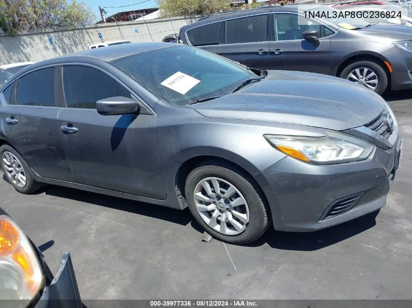 2016 Nissan Altima 2.5/2.5 S/2.5 Sl/2.5 Sr/2.5 Sv VIN: 1N4AL3AP8GC236824 Lot: 39977336