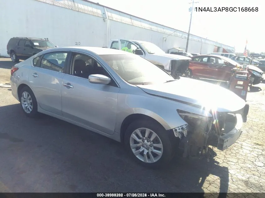 1N4AL3AP8GC168668 2016 Nissan Altima 2.5/2.5 S/2.5 Sl/2.5 Sr/2.5 Sv