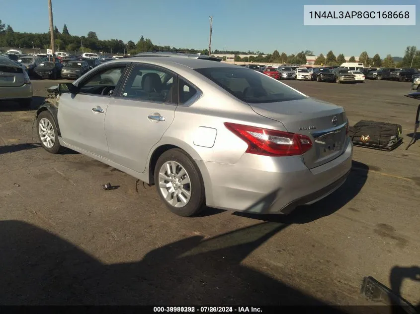 1N4AL3AP8GC168668 2016 Nissan Altima 2.5/2.5 S/2.5 Sl/2.5 Sr/2.5 Sv